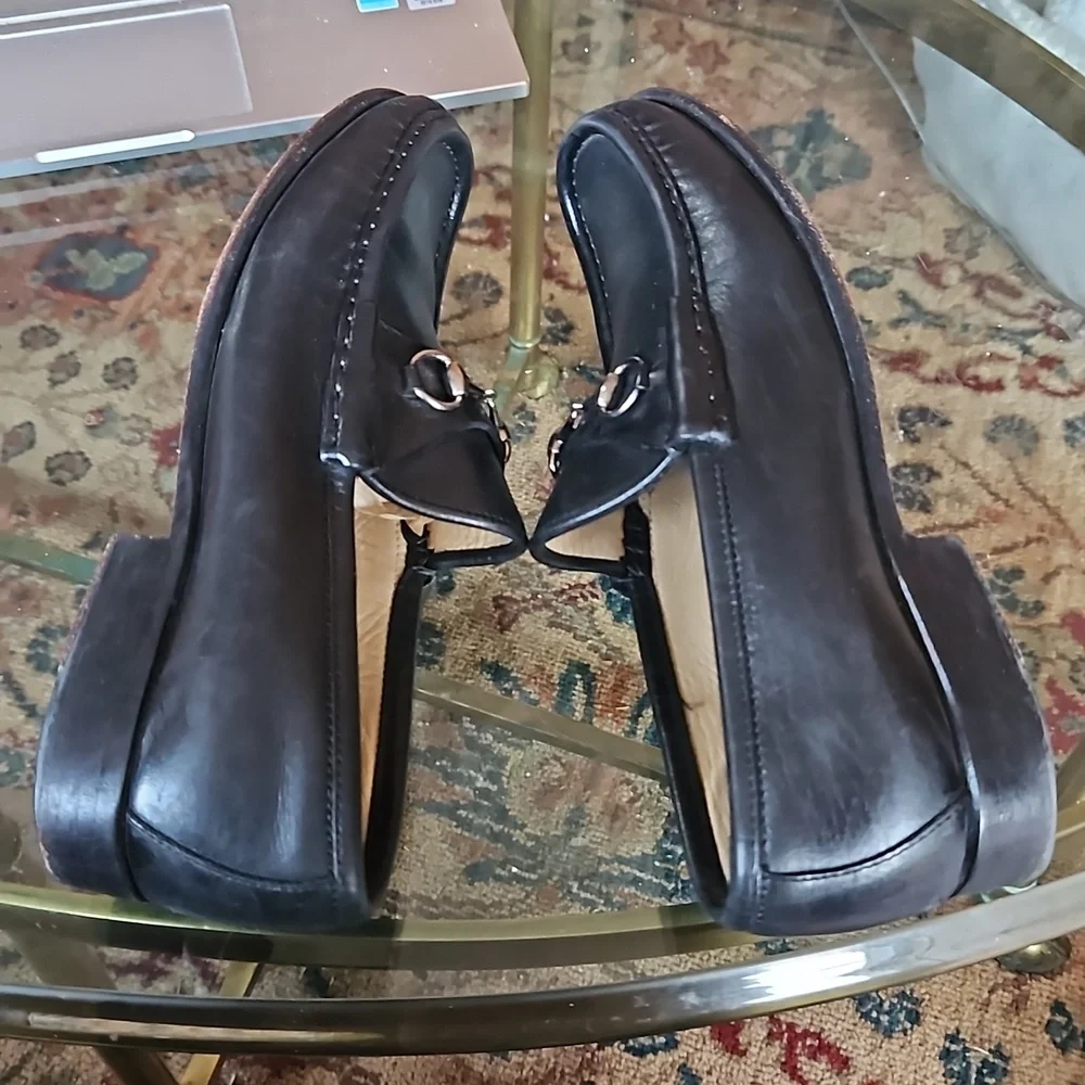 Vintage Gucci Horsebit Accent Loafers - Picture 11 of 15